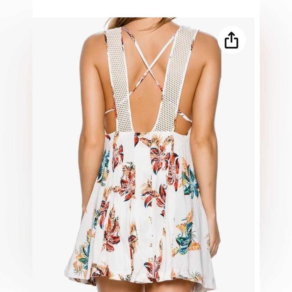 Free People Multicolor Floral Mini Dress - Picture 2 of 13